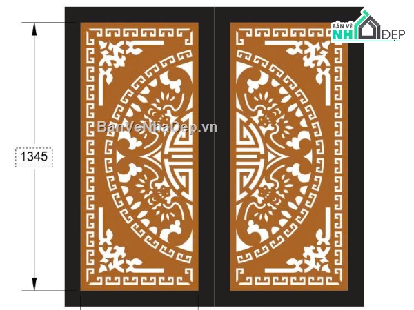 cổng 2 cánh cnc,file cnc cổng 2 cánh,mẫu cnc cổng 2 cánh