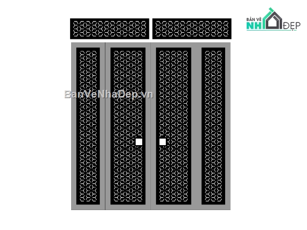 cổng đẹp 4 cánh,Mẫu cổng 4 cánh cnc,file cnc cổng 4 cánh