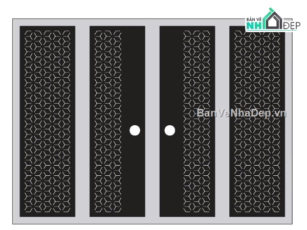 Mẫu cổng 4 cánh cnc,cổng 4 cánh cnc,file cổng dxf đẹp