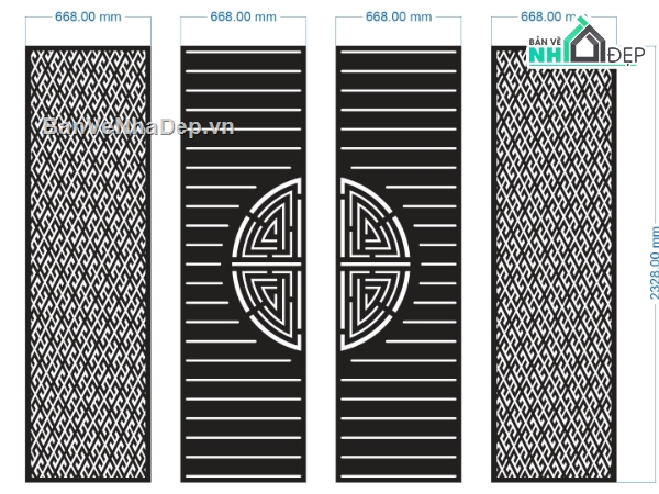 Mẫu cổng 4 cánh cnc,cổng 4 cánh cnc,cổng cnc chữ thọ