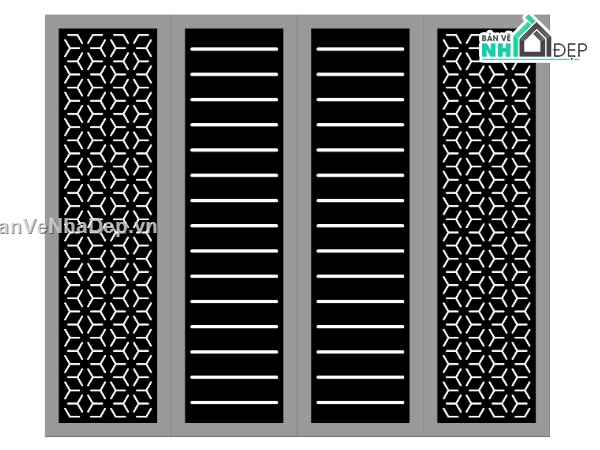 Mẫu cổng 4 cánh cnc,cổng 4 cánh cnc,cổng 4 cánh cnc đơn giản