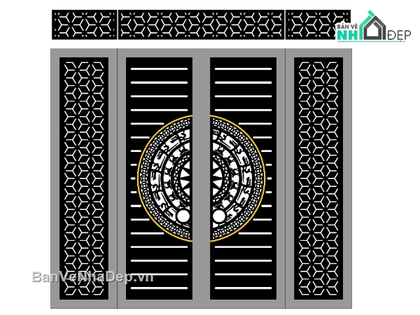 Mẫu cổng 4 cánh cnc,cổng 4 cánh cnc,cổng 4  cánh cnc