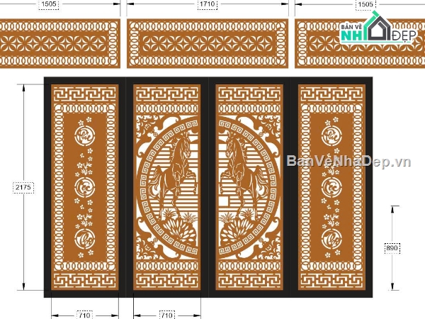 cổng ngựa cnc,ô thoáng cổng cnc,cnc ô thoáng,ngựa cnc
