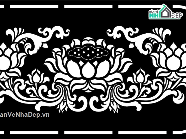 hoa sen cnc,sen ngang cnc,file cnc sen ngang