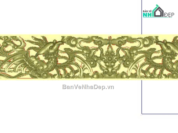 cnc phượng hoàng,khay trà phượng,mẫu khay trà phượng