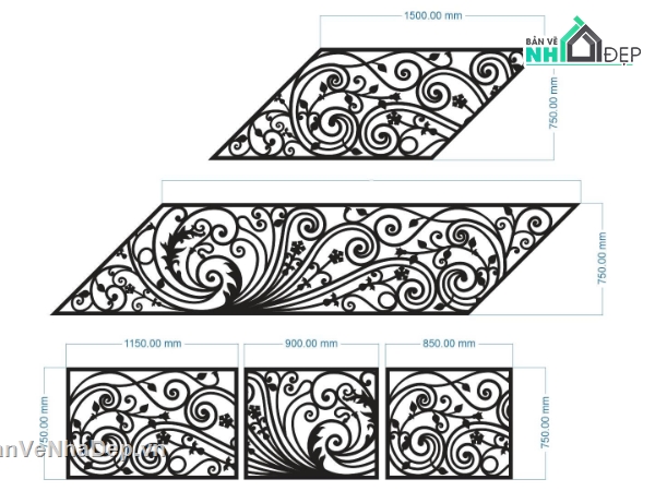Mẫu lan can,lan can,lan can cầu,lan can cnc