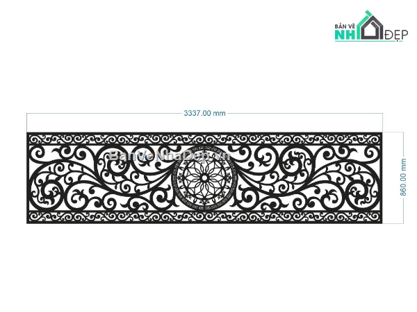 lan can cnc,mẫu lan can đẹp,lan can dxf