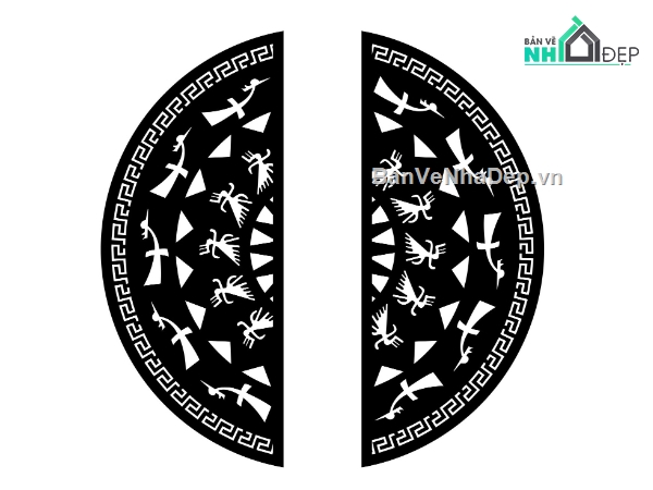 trống dxf,trống đồng,Mẫu cổng trống đồng cnc,File dxf trống đồng cnc