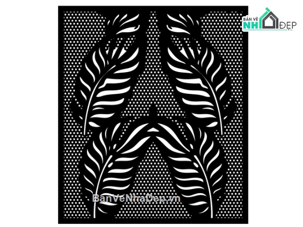 vách lá cnc,vách cổng lá,file cnc vách cổng lá