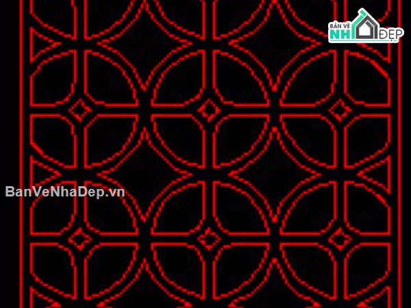 mẫu jdpaint đẹp,vách họa tiết hình tròn,bản vẽ vách ngăn,vách ngăn họa tiết đẹp