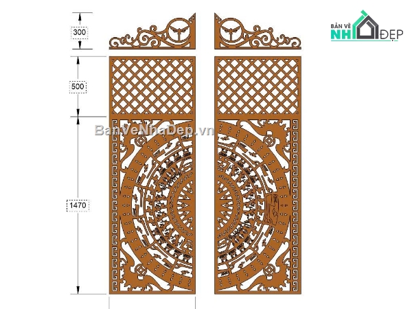 vòm cổng,cổng dxf,mẫu cổng sắt