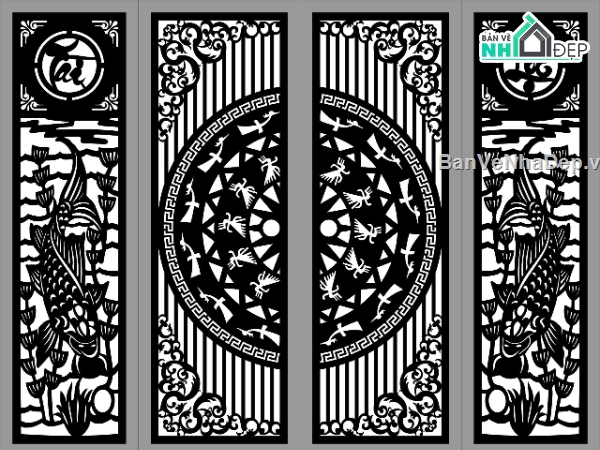 cổng cá chép tài lộc,cá chép,cổng cá chép,cổng tài lộc