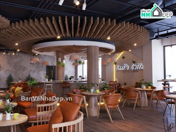 mẫu quán cafe,mẫu quán cafe su,sketchup quán cafe,quán cafe file sketchup