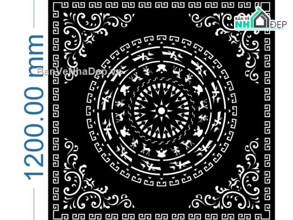 hàng rào trống đồng cnc,hàng rào cnc,hàng rào trống đồng