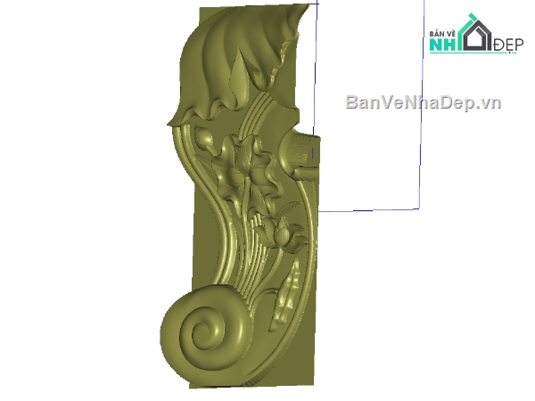 jdpaint chân sập sen cnc,mẫu chân sập sen cnc,file 3d chân sập cnc