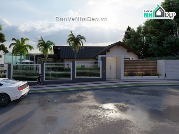 Thiết kế biệt thự,biệt thự bể bơi,Thiết kế bể bơi đẹp,Thiết kế biệt thự vườn