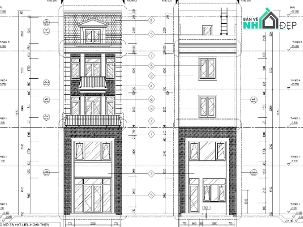 Bản vẽ nhà phố 5x16m,Thiết kế nhà phố 5 tầng,Mẫu thiết kế nhà phố đẹp,Thiết kế nhà ở có thang máy,Thiết kế nhà ở kết hợp kinh doanh,Bản vẽ nhà phố hiện đại