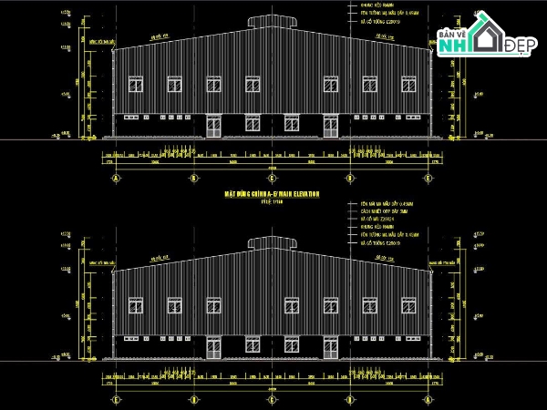 nhà kết cấu thép 2 tầng,nhà thép 40x90m,bản vẽ nhà khung thép,thiết kế nhà thép 2 tầng,hồ sơ nhà kết cấu thép