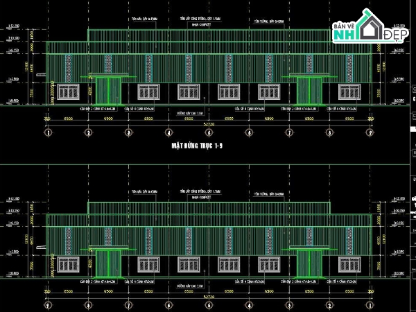 nhà xưởng kết cấu thép 26x52m,bản vẽ nhà xưởng,kết cấu nhà thép,Bản vẽ nhà xưởng kết cấu thép,Nhà xưởng 26x52m