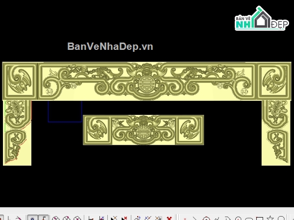 Mẫu triện dơi cnc đẹp,Mẫu yếm cnc,Mẫu triện dơi cnc