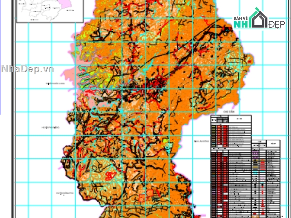 Bản vẽ quy hoạch,quy hoạch sử dụng đất,quy hoạch chung