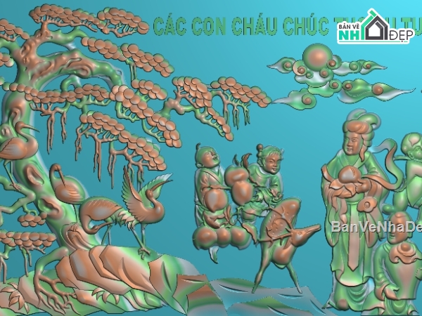 Mẫu tranh mừng thọ,Mẫu tranh mừng thọ cnc,Mẫu cnc tranh mừng thọ