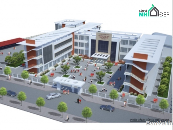 trường tiểu học,cad trường tiểu học,trường tiểu học file cad,file cad trường tiểu học