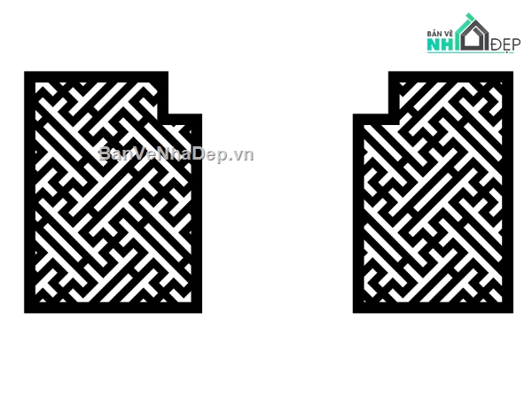 vách cnc chữ vạn,vách chữ vạn,mẫu cnc vách