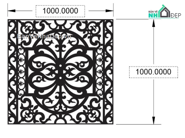 cad cổng đẹp,vách cổng cnc,file dxf vách cổng cnc,file cnc vách cổng
