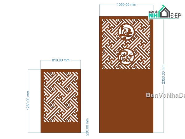 vách ngăn đẹp,vách ngăn phúc lộc thọ,vách ngăn,file cnc vách ngăn