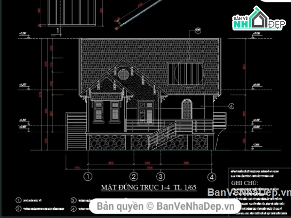 mẫu biệt thự,Biệt thự 1.5 tầng 9.7x11.5m,biệt thự phố núi,bản vẽ biệt thự 1.5 tầng,thiết kế biệt thự 1.5 tầng