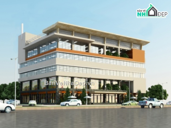 trung tâm thương mại,Trung tâm thương mại 5 tầng,file cad trung tâm thương mại