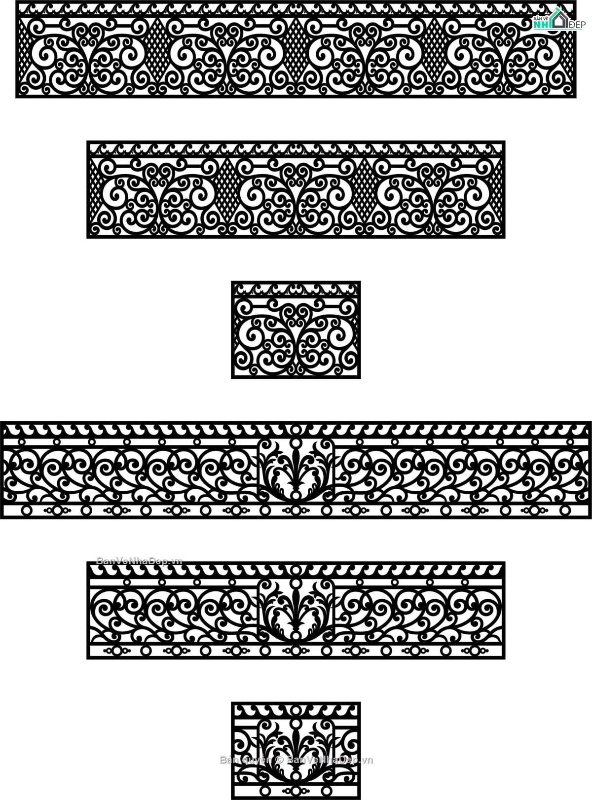lan can cnc,mẫu cnc lan  can,dxf lan can