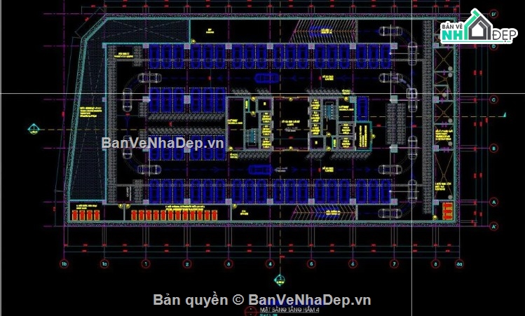 chung cư 25 tầng 4 hầm,bản vẽ chung cư 24 tầng 4 hầm,cad chung cư 25 tầng 4 hầm
