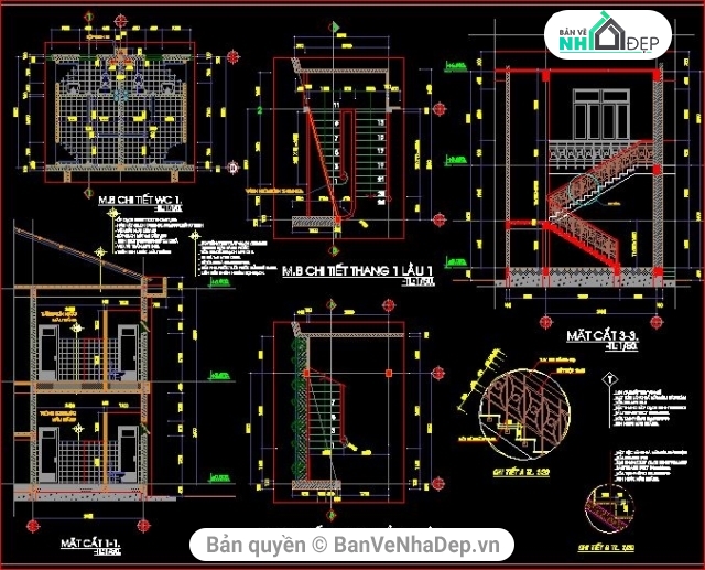 kiến trúc tổng thể,bản vẽ trường mẫu giáo,Trường mẫu giáo Phú Thịnh,bản vẽ cad trường mầm non,file cad trường mầm non