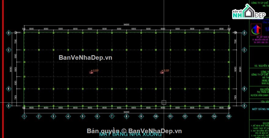 hồ sơ thiết kế nhà xưởng công nghiệp,bản vẽ kết cấu móng nhà xưởng,bản vẽ móng bê tông cốt thép