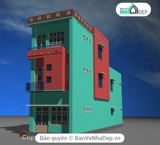 bản vẽ kết cấu,bản vẽ kiến trúc,kết cấu kiến trúc,nhà phố 5x20m