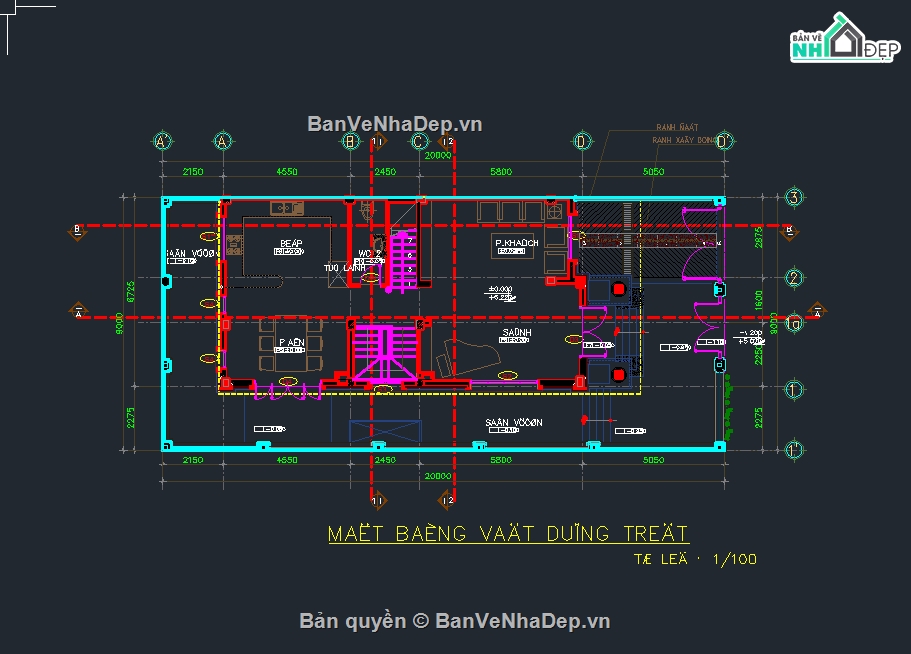 nhà mái thái,mái thái,nhà phố,nhà cấp 4,cad nhà phố,cad nhà mái thái