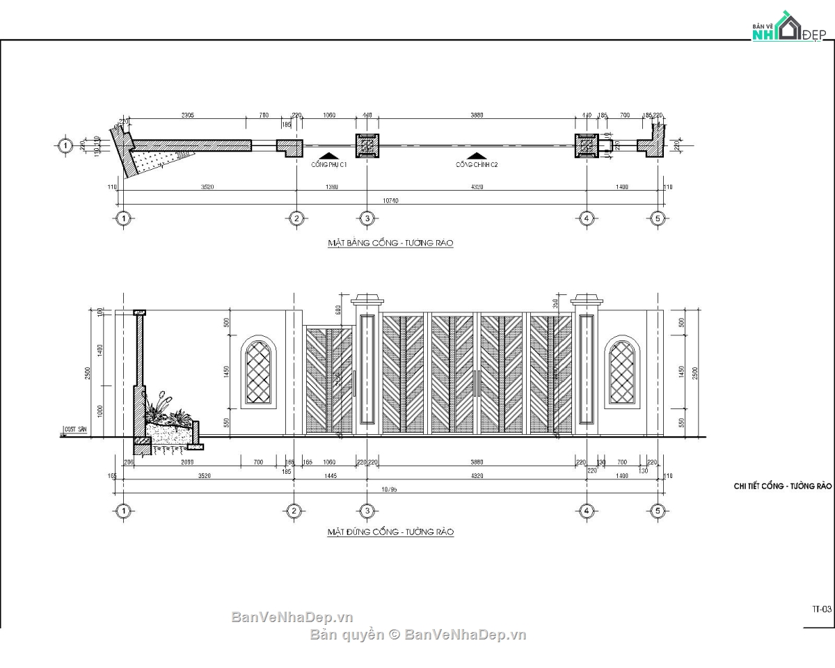 nhà thờ 2 tầng,bản vẽ từ đường,bản vẽ nhà thờ họ 2 tầng,file cad từ đường 2 tầng,mẫu từ đường 2 tầng