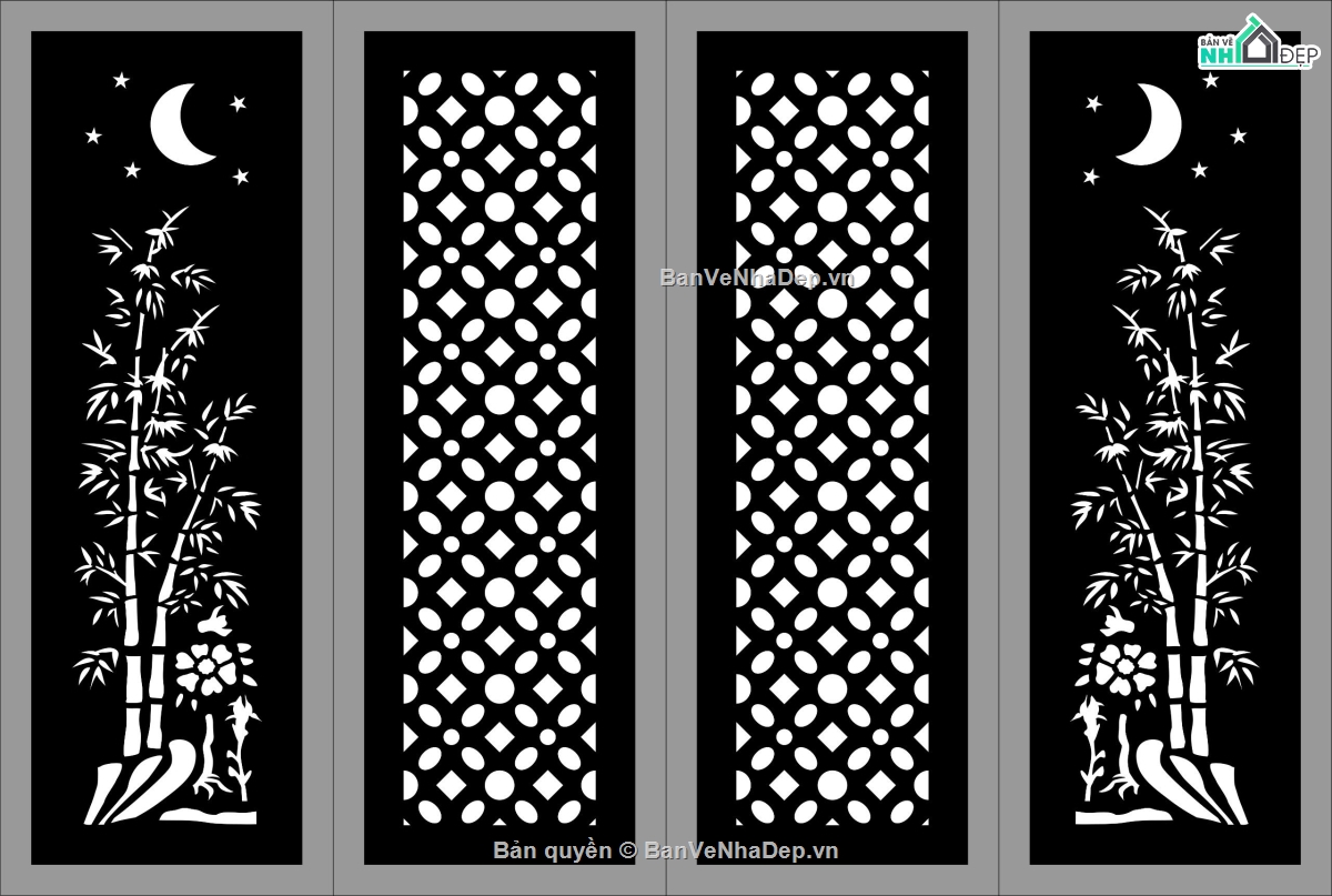 cổng 4 cánh cnc,file cnc cổng 4 cánh,mẫu cnc cổng 4 cánh