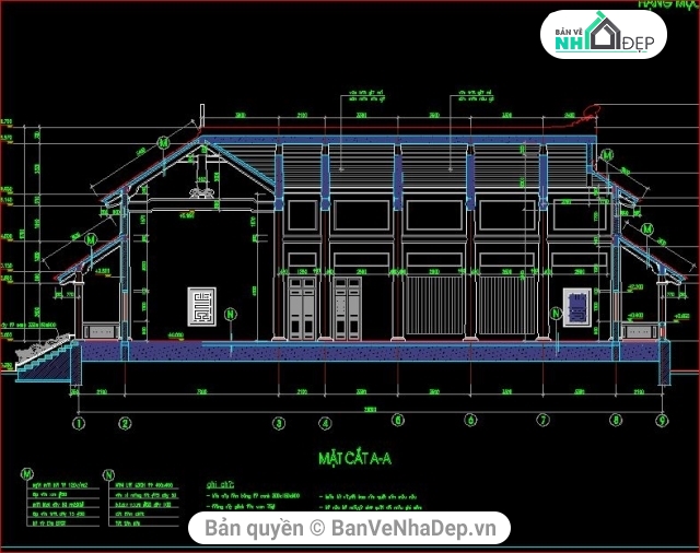 kiến trúc chùa trung kính,mẫu bản vẽ chùa,thiết kế chùa Trung Kính,file cad kiến trúc chùa,full autocad chùa,bản vẽ autocad chùa