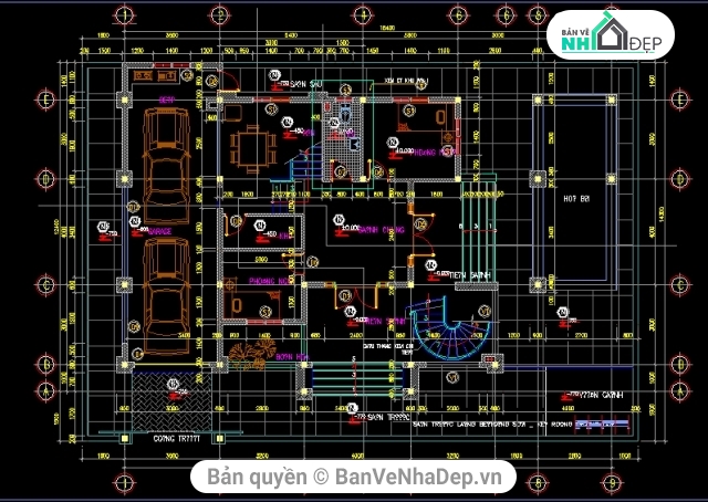 nhà phố 5x18m,kiến trúc nhà phố đẹp,Kiến trúc nhà phố,cad nhà phố,file cad nhà phố
