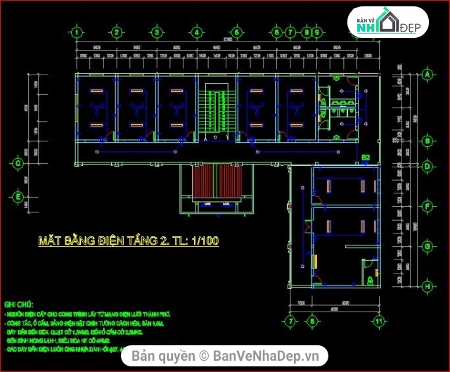 kiến trúc bệnh xá,thiết kế điện bệnh xá,mẫu thiết kế bệnh xá,cad bệnh xá