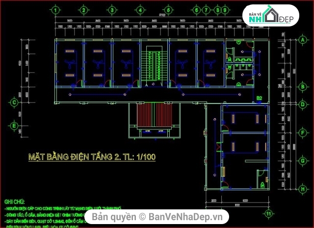 kiến trúc bệnh xá,thiết kế điện bệnh xá,mẫu thiết kế bệnh xá,cad bệnh xá