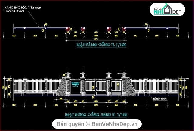 Mẫu cổng đẹp,cổng Hàng rào đẹp,Mẫu cổng và hàng rào đẹp,file cad cổng đẹp,file cad cổng