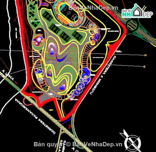 cad sân vận động,sân vận động,sân thể thao,thể thao,Autocad sân vận động
