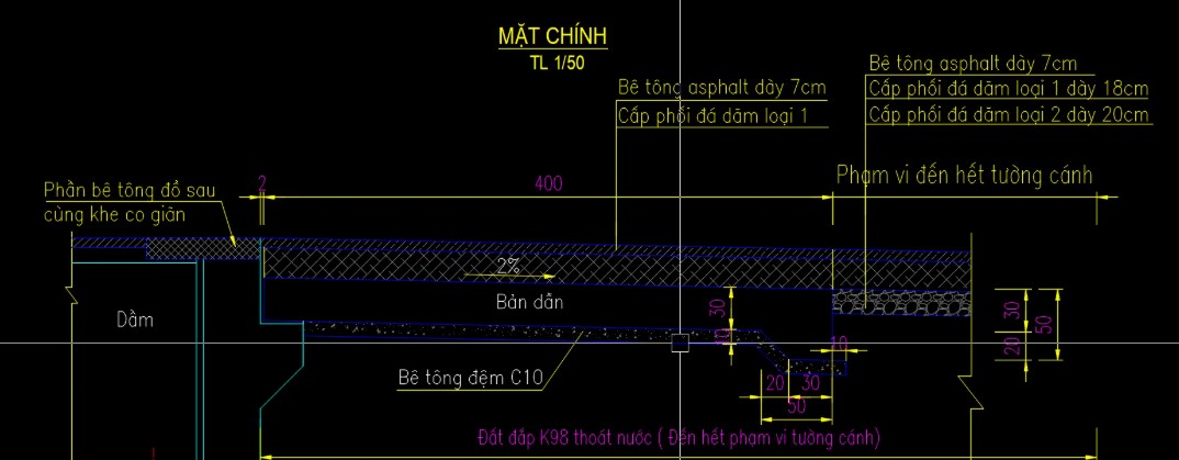 Bản vẽ bản dẫn chéo góc,Bản vẽ bản dẫn đầu cầu lệch trục,Bản vẽ bản dẫn đầu cầu xiên,Bản vẽ bản dẫn nối cầu chéo