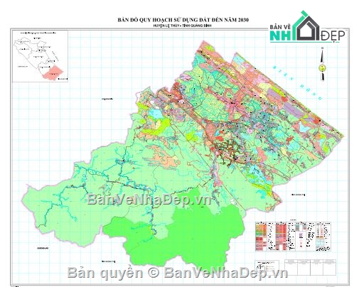 quy hoạch huyện,Bản đồ quy Quy hoạch,Bản đồ quy hoạch huyện Lệ Thủy