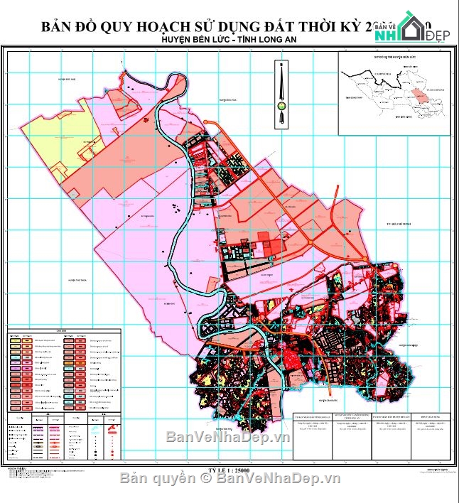 quy hoạch sử dụng đất,Bản đồ quy hoạch sử dụng đất,quy hoạch huyện bến lức