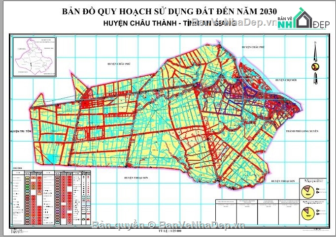 quy hoạch sử dụng đất,quy hoạch huyện châu thành,bản đồ quy hoạch